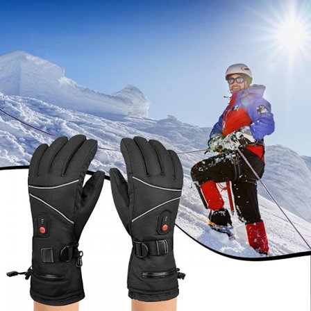 Genopladelige Opvarmede Handsker Vinter Varme Cykelhandsker