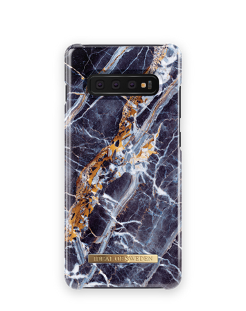 Unisex deksel, Galaxy S10+ Midnight Blue Marble, iDeal of Sweden