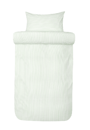 Høie of Scandinavia Tor bomull bäddset 150x210 cm Sovrum Unisex Grön 150x210/50x60