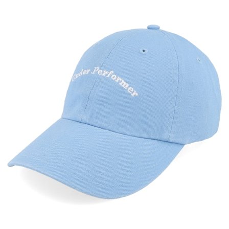 Iconic - Blå unconstructed Kasket - "Under Performer Columbia Blue Dad Cap " @ Hatstore