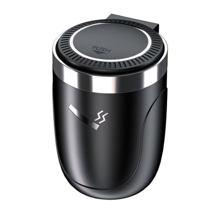 Bil Cigarett Askfat Kopp Med Lock Med LED Ljus Bärbar Lagtagbar Fordon Askfat hållare