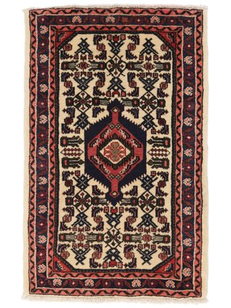 Medallion Small Asadabad Rug 58X91 Wool
