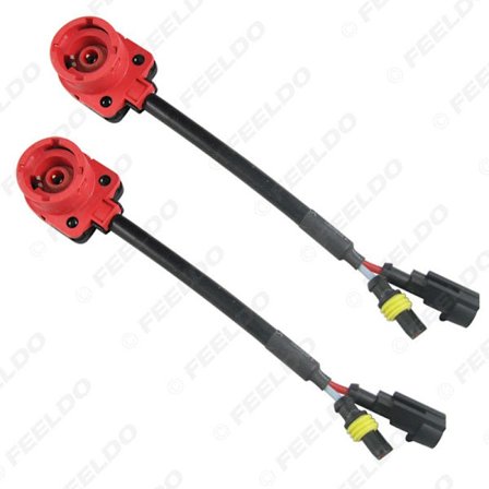 D2R/D2S/D2C HID Xenon Glödlampa Omvandlingskabel Xenonlampa Sockel Kabeladapter