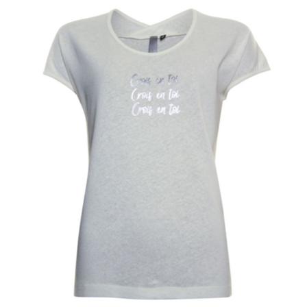 Poools T-Shirt , Grijs , Dames , Maat: 3XL