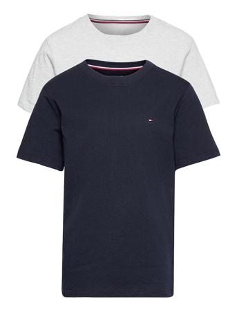 2P Cn Tee Ss Pyjamas Set Multi/mönstrad Tommy Hilfiger
