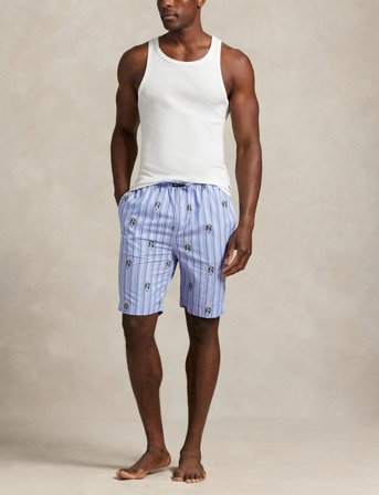 Polo Ralph Lauren Cotton-Sle-Bot - Blue - S