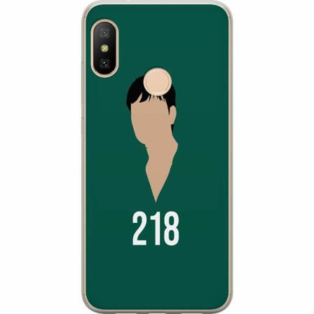Xiaomi Redmi 6 Pro Genomskinligt Skal Squid Game