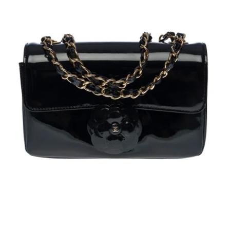 Chanel Vintage Pre-owned Shoulder Väska svart, Dam Vintage Väskor, Dam, Storlek: ONE SIZE