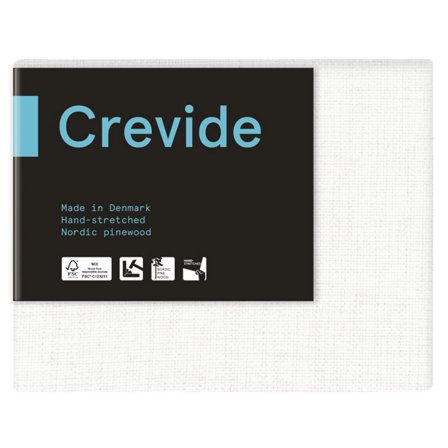 Crevide Schilderdoek Linnen Wit 24x19