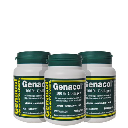 3 x Genacol 100% Collagen, 90 kapslar