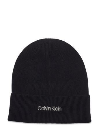 Essential Knit Beanie Accessories Headwear Beanies Sort Calvin Klein
