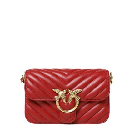 Pinko Tas , Rood , Dames , Maat: ONE Size Schoudertassen
