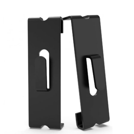 Pakk Veggkroker for Veggrist - Veggkroker med Ekstra Krok på Bunnen - Holdbare Veggkroker for Oppheng i Butikk - Trådnettkroker