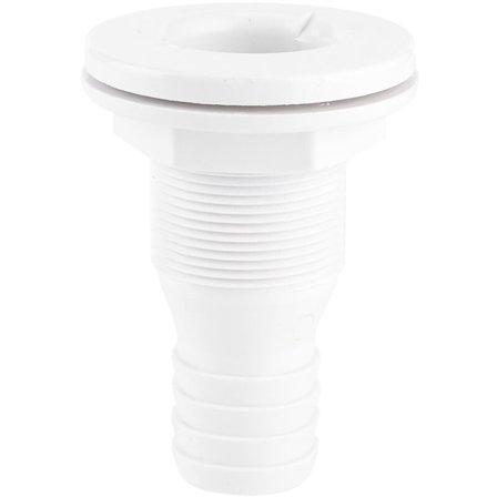 1-1/4 tum vit plast genomföring, marin båtslanganslutningstillbehör