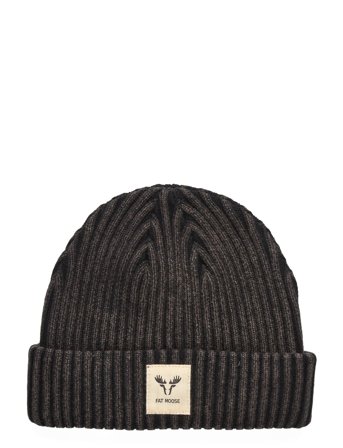 Fat Beanie Black Fat Moose