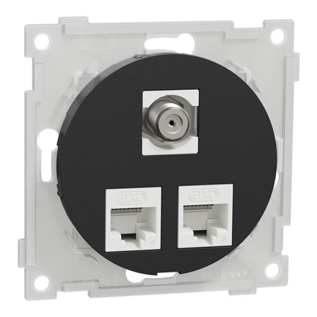 ELKO One Mod.ut.2x8 kat6 UTP 1xF/F SO