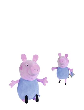 Peppa Pig Plush George, 31Cm Toys Soft Toys Stuffed Animals Blue Gurli Gris