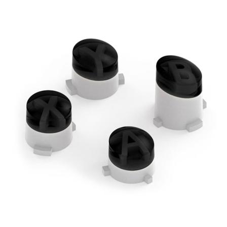 Abxy-knappkontrollknapper SVART black