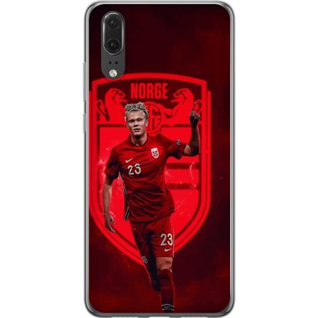 Kompatibelt Mobildeksel til Huawei P20 Erling Haaland Manchester City Norge fotball målmaskin angriper sterk fysikk fart og kliniske avslutninger som