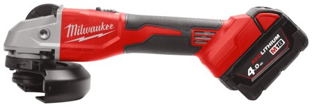 Milwaukee M18 BLSAG125X Vinkelslip Ø125 mm, med batterier och laddare, Maskiner