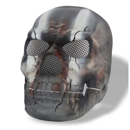 1 sæt Halloween rollespil, kranie maske, Call of Duty stil, festmaske rekvisit, horror kranie maske