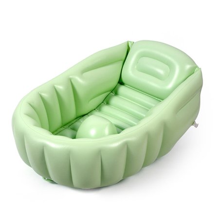 1 stk Barn Retraktorbar Oppblåsbar Badekar PVC Baby Svømmebasseng Oppblåsbar Baby Badekar