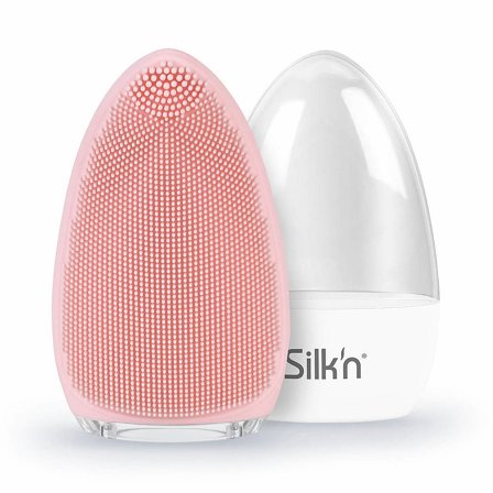 Silk'n Bright Silicone Facial Brush Pink, Skincare, Tilbehør Til Ansigtsrens, Rensebørster