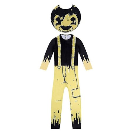 Bendy And The Ink Machine Kostym Barn Cosplay Halloween 120cm