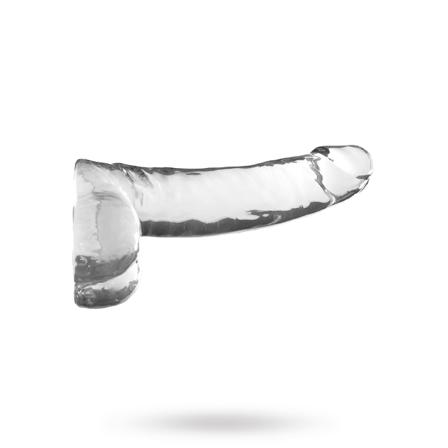 Crystal Pleasures Dildo 15 cm - Klar - Vuxen.se - Air pressure stimulator, klitoris vibratorer, dildoer, lystkugler, magic wand & æg.