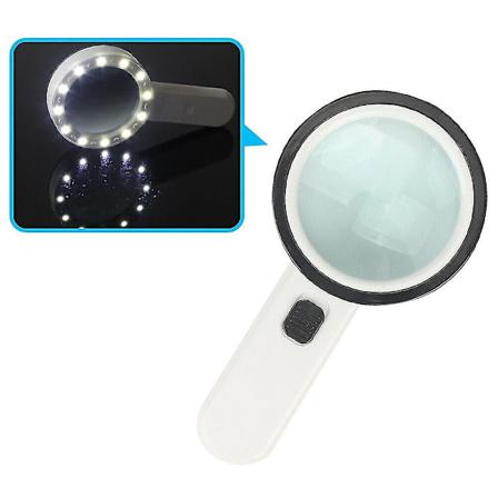 30x K sik ytt inen Luppi Lukemiseen Suurennuslasi Loupe LED-Valolla Koruille