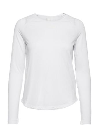 Hmlmt Vanja T-Shirt L/S Langærmet T-shirt Hvid Hummel