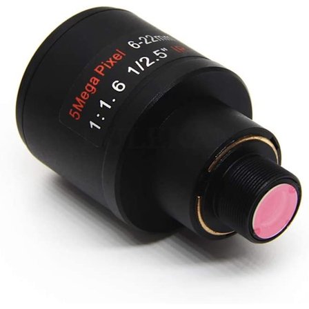 5PCS 5MP Actionkamera Vari-fokalobjektiv 6-22mm M12-fäste 1/2,5 tum IR-filter Långdistansvy