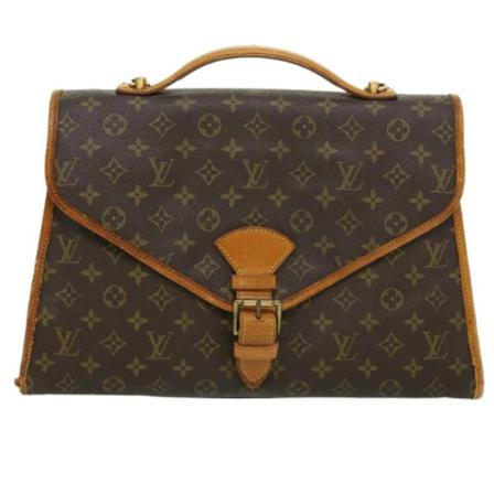Louis Vuitton Vintage, Pre-owned Canvas handbags Bruin, Dames, Maat:ONE Size,leer