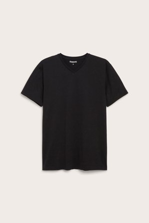 Kappahl | V-halset t-shirt | Svart