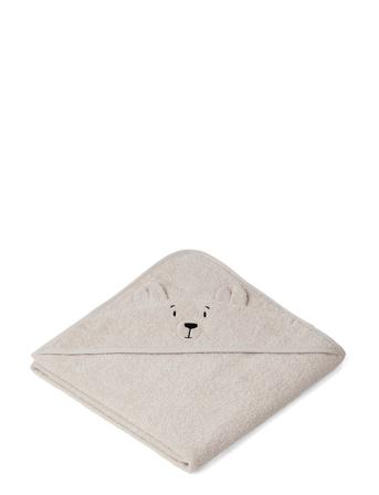 Augusta Hooded Towel Home Bath Time Towels & Cloths Towels Beige Liewood
