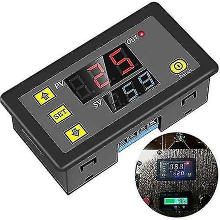 DC 12V 20A Ohjelmoitava Digitaalinen Releajastin Aikasykli Viivekytkinmoduuli