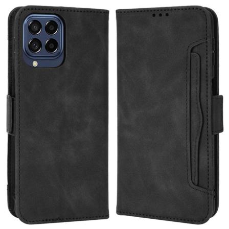 Modernt Samsung Galaxy M53 5G fodral med plånbok - Svart Svart