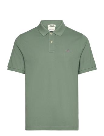 Reg Shield Ss Pique Polo Green GANT