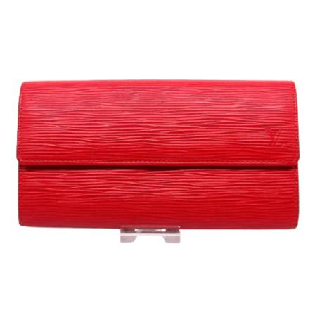 Louis Vuitton Vintage, Pre-owned Leather wallets Rood, Dames, Maat:ONE Size