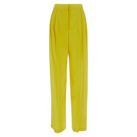 Alexander McQueen, Straight Trousers Geel, Dames, Maat:S