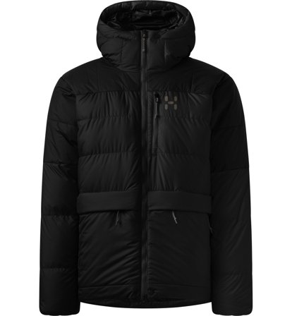 Haglöfs Riksgränsen Down 850 II Hood Men True Black - S