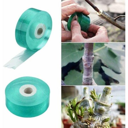 2 pakker med 20 mm bred podningstape, biologisk nedbrydelig fugtbarriere, blomsterhandlerfilm