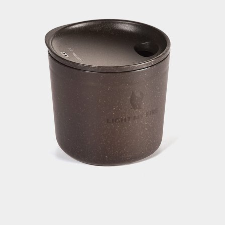 Plastic beker met deksel Light My Fire MyCup ́n Lid Short Cocoa, 25 cl / 250 ml
