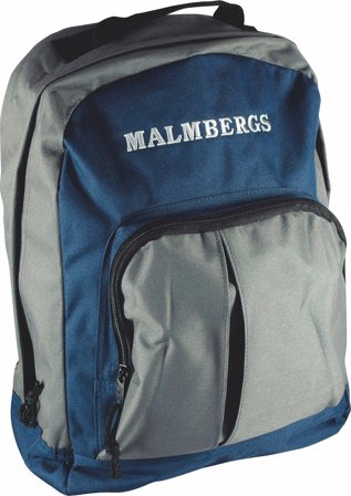 Malmbergs Ryggsekk blå/grå