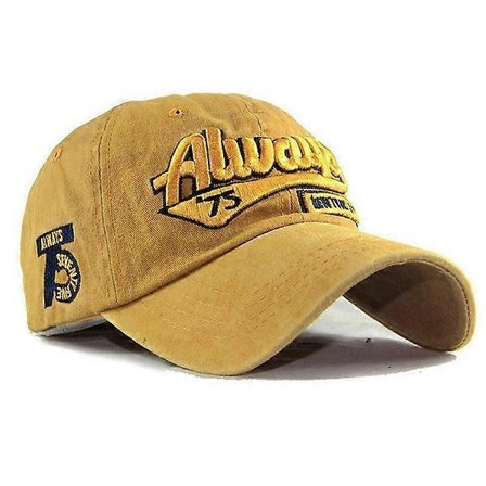 Fashion Udendørs Sport Unisex Bomulds Baseball Kasket Vasket Retro Baseball Kasket