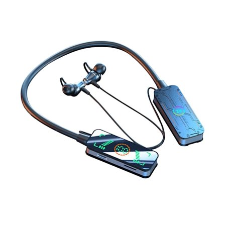 Intelligent Digital Display Running Sports Neck Bluetooth Headset In-Ear Ultra Listening Wireless Headphones