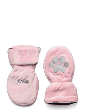Kombi Fuzzy Infant Mitt - Pink - 12-24M