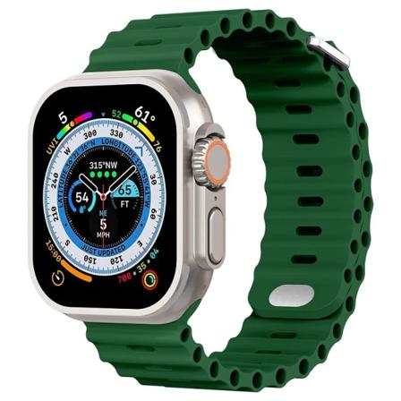 Silikonrem För Apple Watch Ultra 49mm 8 7 45mm 41mm Sportarmband för iwatch 6 5 4 3 2SE 44mm 42mm 38/40mm band Clover For Ultra 49mm
