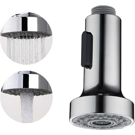 1 st Köksblandare Sprayhuvud, 2 Lägen Köksblandare Munstycke, Köksblandare Förlängning, Köksblandare Spruta med Luftare, Utdragbar Köksdusch Huvud