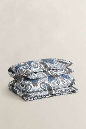 GANT Wohnaccessoires Key West Paisley Doppelbettbezug (220x220) Blau